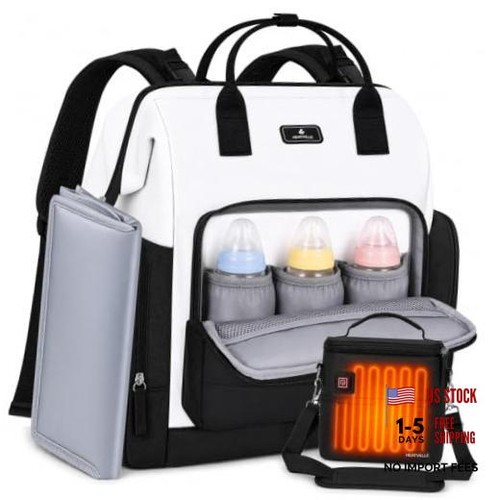 Black diaper bag backpack - diaper,