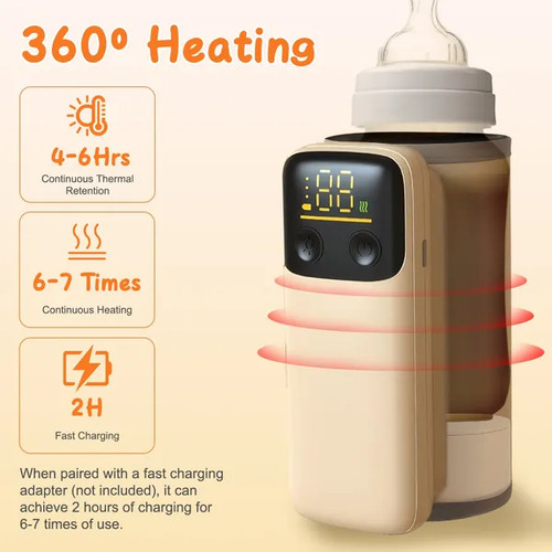 Portable bottle warmer with - portable,