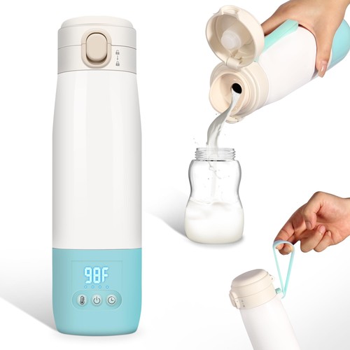 Portable bottle warmer - portable, for